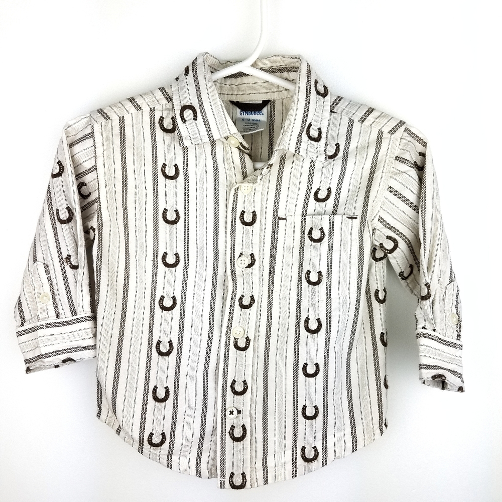 Childs Wester Button Up Shirt sz. 6-12mo
